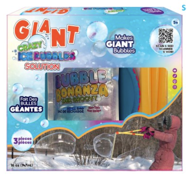 Giant Crazy Ice Bubbles