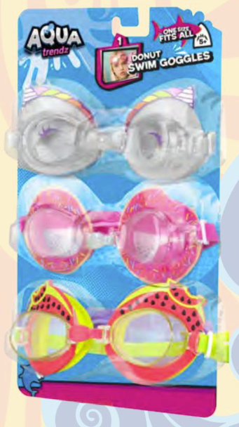 Goggles-3 pack Assorted Girls