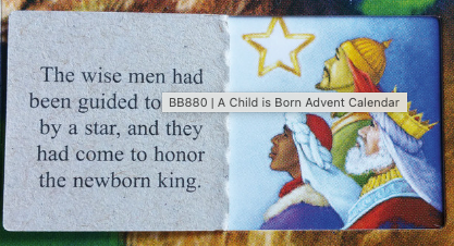 A Child Is Born Advent