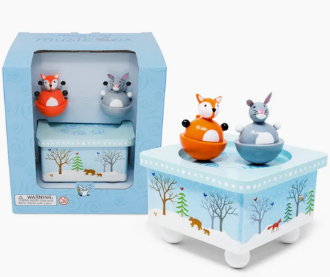 Music Box-Dancing Fox & Bunny