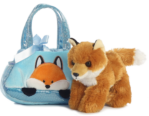 7" Peek A Boo Fox Bag