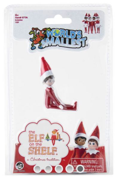 World's Smallest Elf On The Shelf