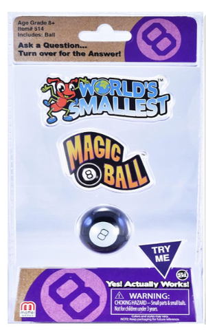 World's Smallest Magic 8 Ball