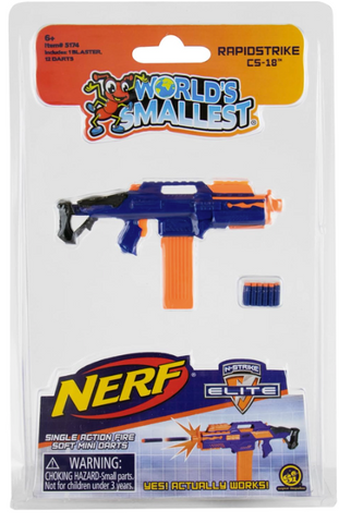 World's Smallest Nerf Blasters