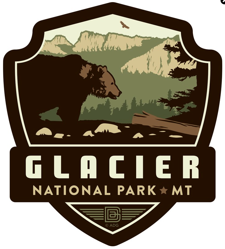 Glacier Empblem Stkr