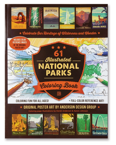 National Parks Coloring Book