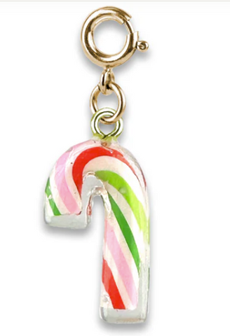 Gold Candy Cane Charm