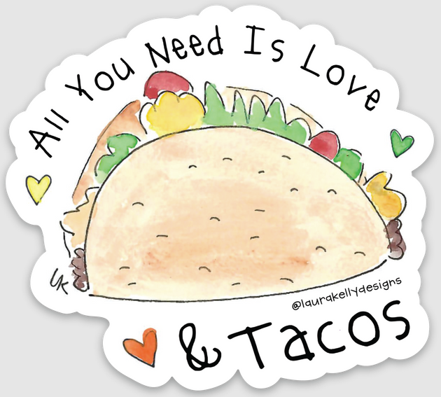 Taco Sticker