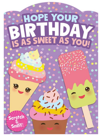 Kawaii Ice Cream S & S Card