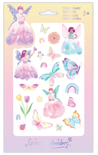 Butterfly Fairy Tattoos 18pc