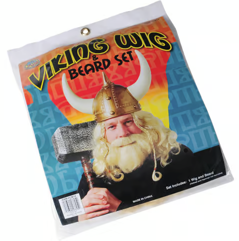 Viking Wig & Beard Set