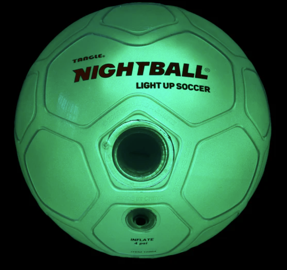 Green Night Soccer Ball