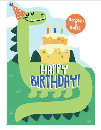 Dinosaur S & S Biirthday Card