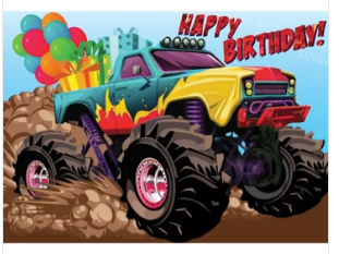 Monster Truck Card