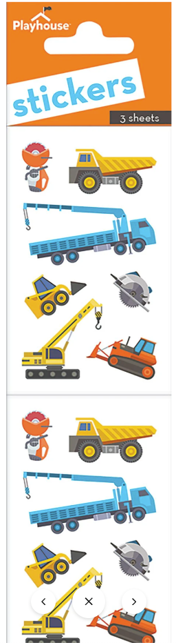 Construction Equip. Stickers