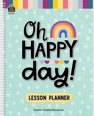 Oh Happy Day Lesson Planner