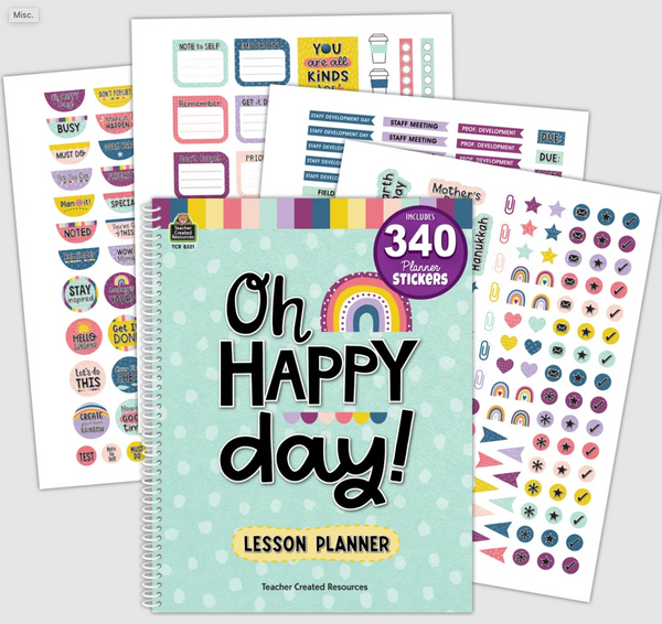 Oh Happy Day Lesson Planner