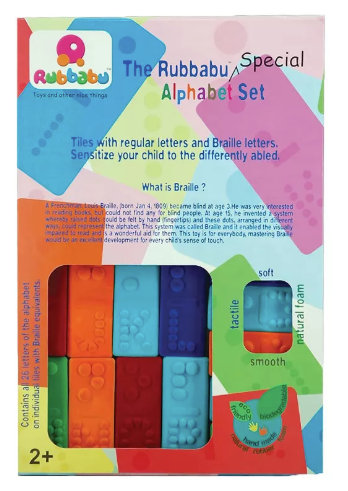 Braille Alphabet Tiles Rubbabu