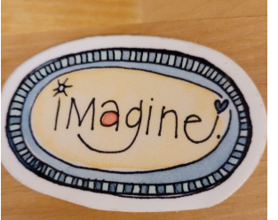 Imagine Sticker