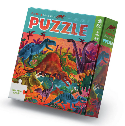 60pc Holographic/Dazzling Dinosaurs