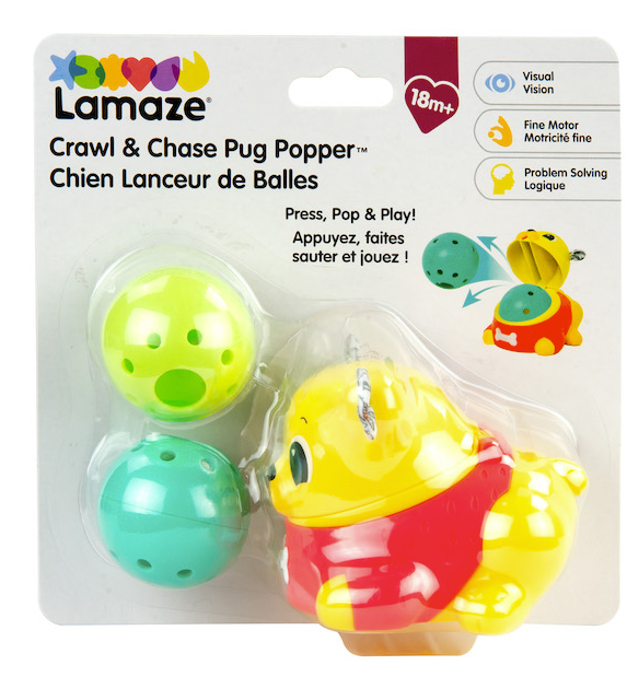 Crawl & Chase Pug Popper