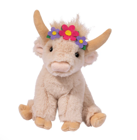 Highland Cow w/Flower Crown