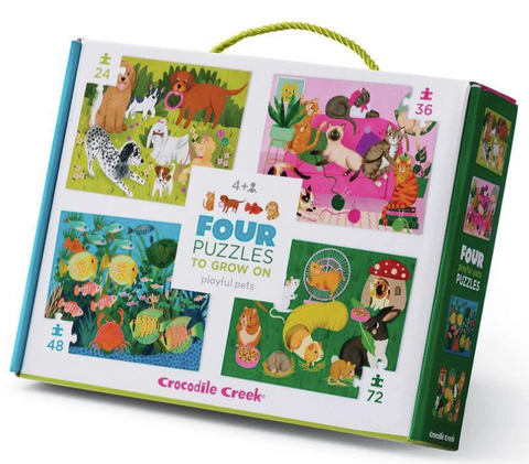 Four Puzzles/Playful Pets
