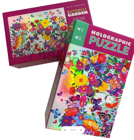 50pc Holographic/Butterfly Garden
