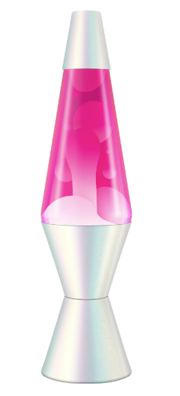 Lava Lamp 14.5" Opalescent