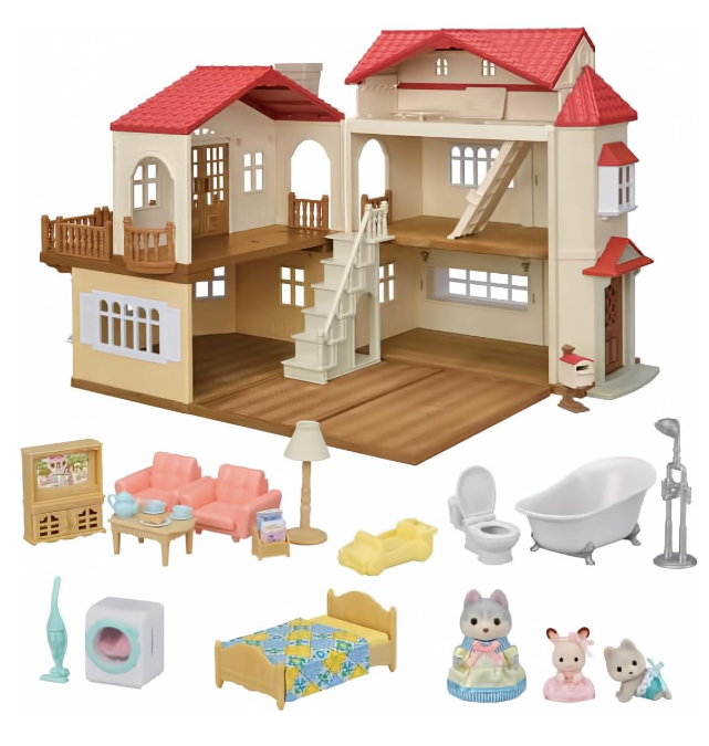 Red Roof Country Home Gift Set