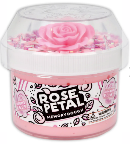 Rose Petal Memory Dough Slime