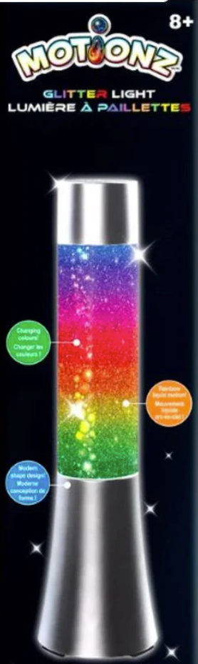 Motionz 13" Glitter Lamp