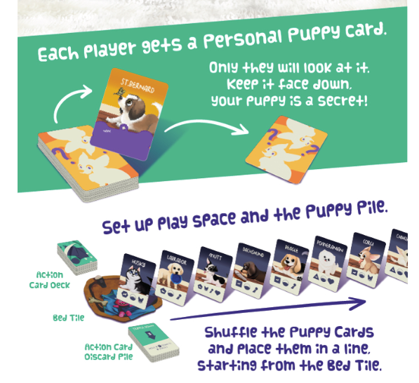 Puppy Pile Card Game