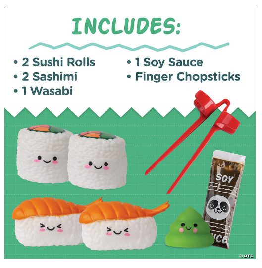 Foodie Fidgets Sushi Tray