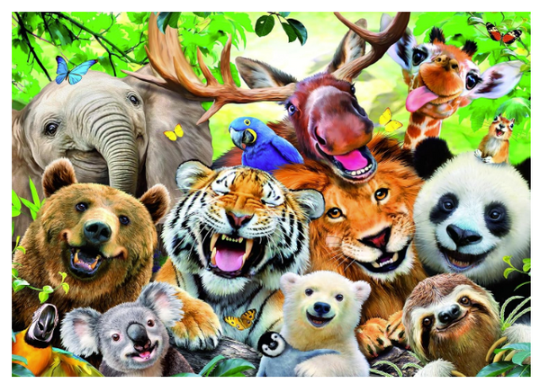 Exotic Animals Selfie 300 pc