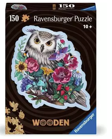 Wooden Owl 150pc