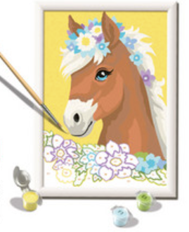 CreArt: Horse w/Flower 7x10