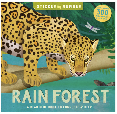 Sticker by Number Rain Forest