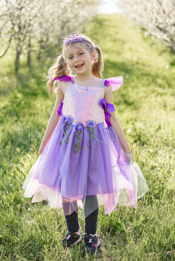 Lilac Sequins Forest Fairy Tunic 3/4