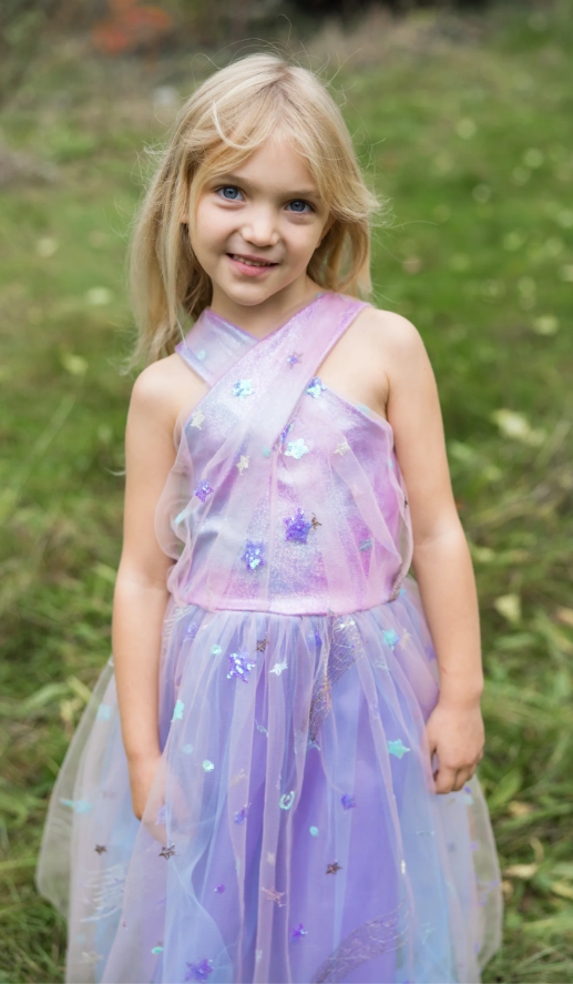 Ombre ERAS Dress Lilac/Blue 3/4