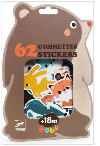 Forest Animals Baby Stickers