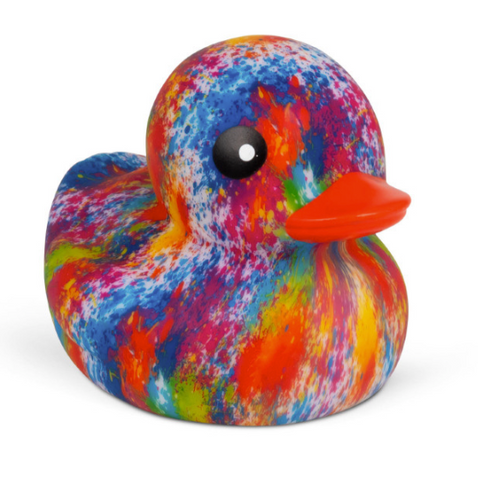 Tie Dye Rubber Duck