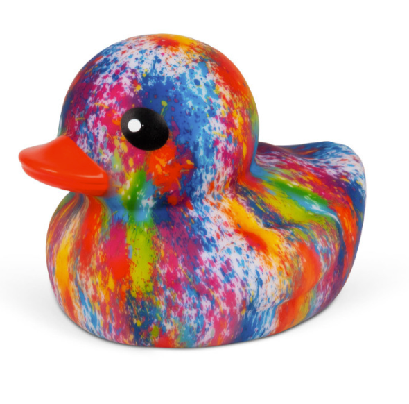 Tie Dye Rubber Duck