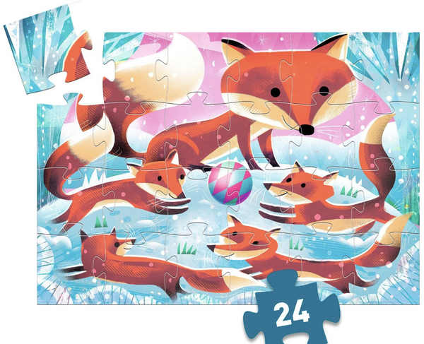 Ginger Little Fox Puzzle 24pc
