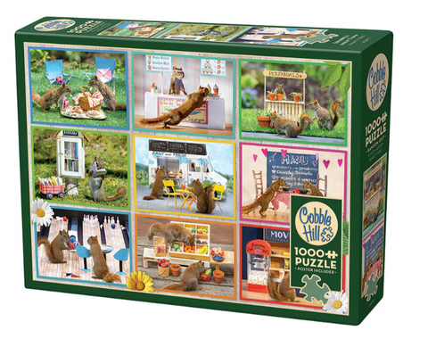 Squirrels Around Town 1000pc