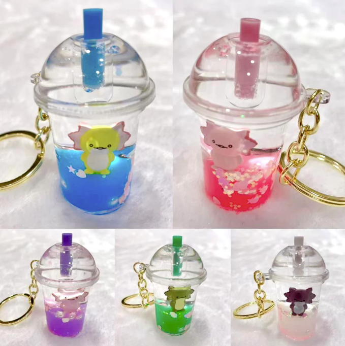 Axolotl Bobo Floaty Key Charm