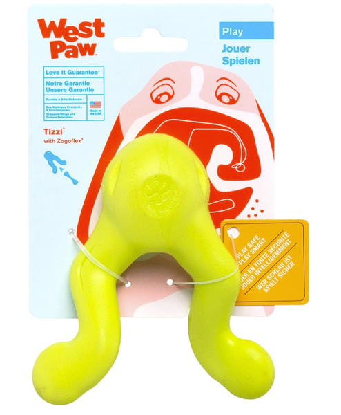 Tizzi Treat Dispensing Dog Toy-Grn  4.5
