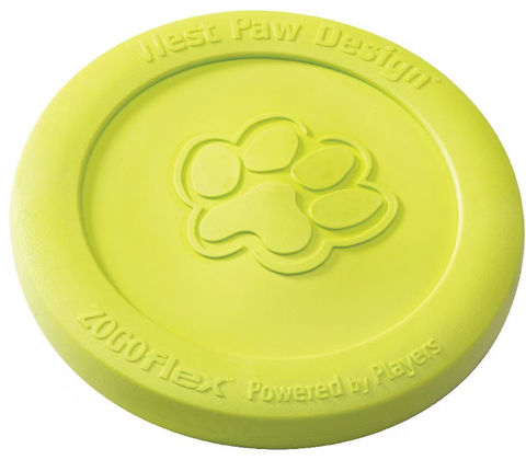 Zisc Flying Disc Dog Toy-Grn 6.5"