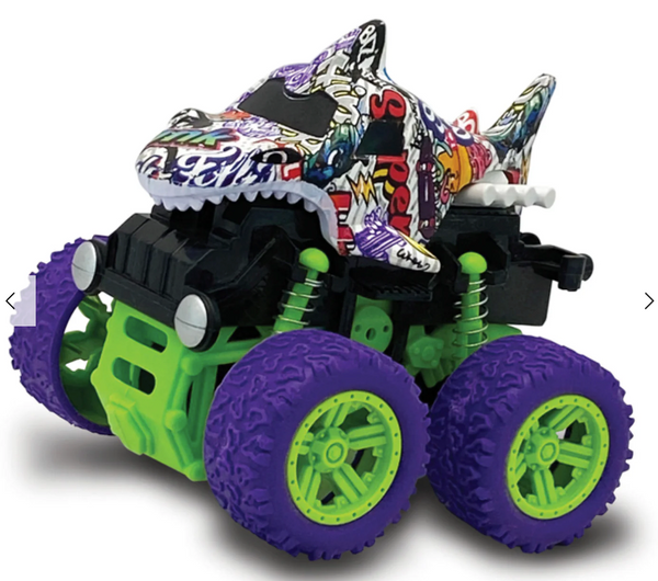 Mini Friction Push N' Go Shark