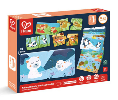 Animal Family Pairs Puzzle